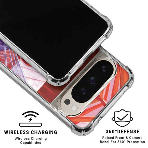 Marvel Spiderman Web Slinger Google Pixel 9/9 Pro Clear Case
